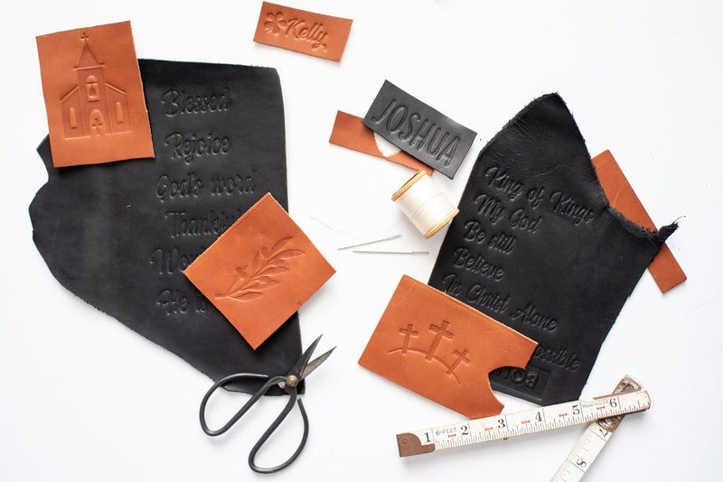 Embossed Leather Bible Covers