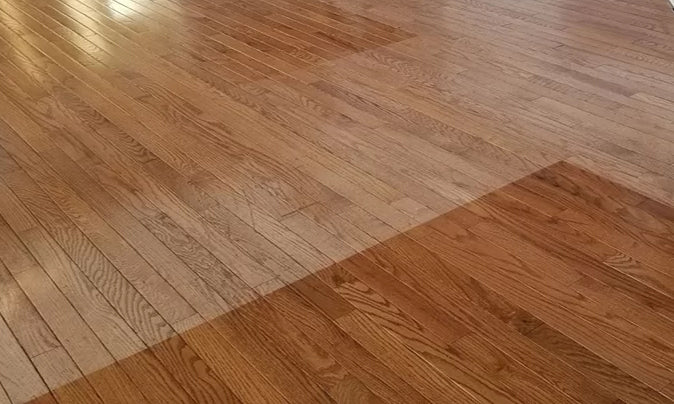 Sun damage on hardwood floors