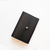 Single Snap Pioneer Black Leather Bible Cover - Made to fit your bible - Punch kit included.