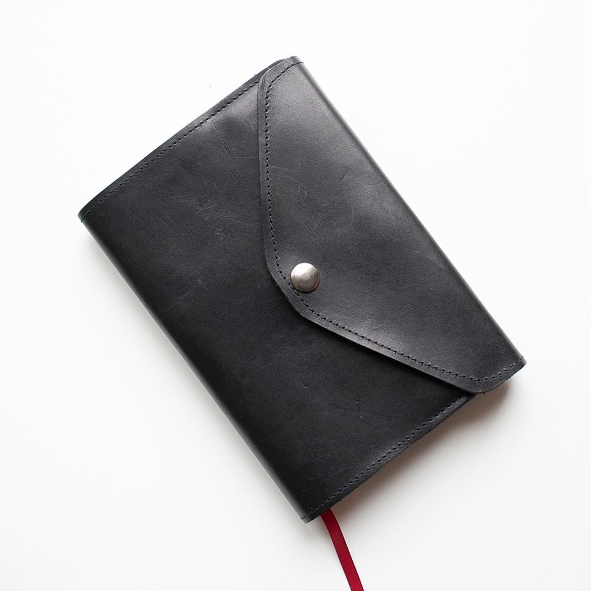Single snap leather bible cover