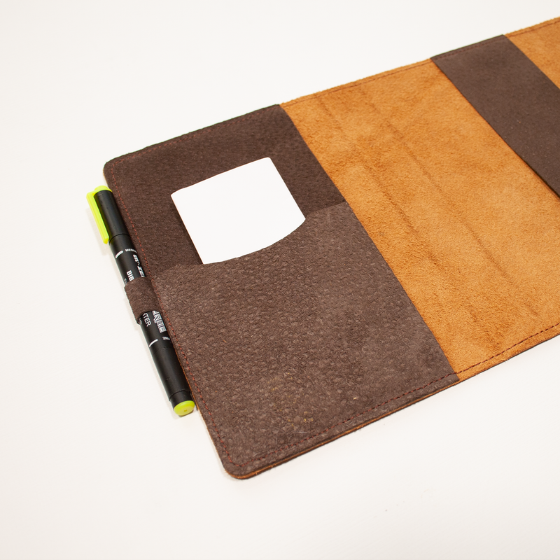 Dual Snap Pioneer Distressed Leather Bible Cover - Made to fit your bible - Punch kit included.