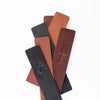 Leather Book Markers Custom Embossing Leather Brown Black Accessories