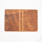 Open End Standard Distressed Leather Bible Cover - Made to fit your bible.